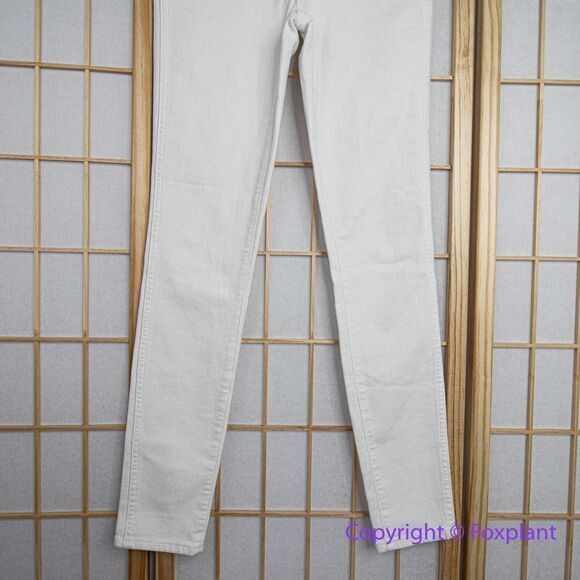 NEW Madewell 10" High-Rise Skinny Jeans in Pure White, 26 - Picture 4 of 16